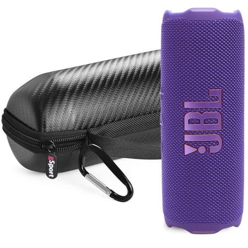 JBL Flip 7 Waterproof Portable Speaker Bundle with gSport Carbon Fiber Case - Image 5