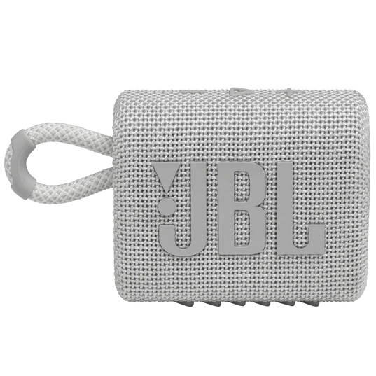 JBL GO 3 Portable Waterproof Speaker (White) - Image 3