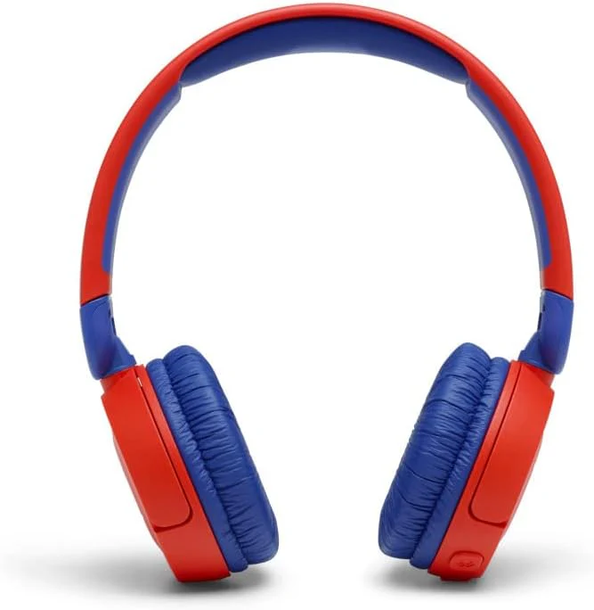 JBL JR 310BT Kids On Ear Wireless Headphone Bundle with gSport Deluxe Travel Case (Red) - Image 2