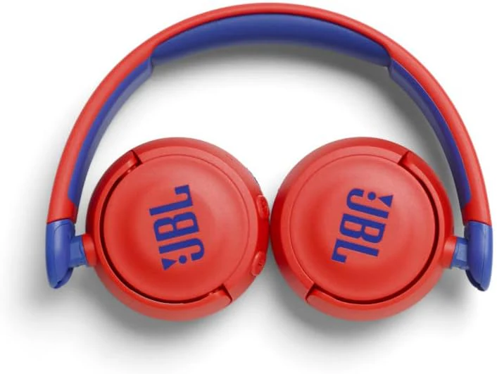 JBL JR 310BT Kids On Ear Wireless Headphone Bundle with gSport Deluxe Travel Case (Red) - Image 4