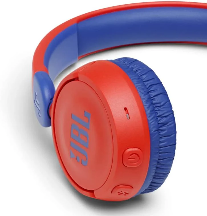 JBL JR 310BT Kids On Ear Wireless Headphone Bundle with gSport Deluxe Travel Case (Red) - Image 5