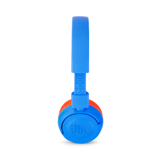 JBL JR 300BT Kids On Ear Bluetooth Headphones (Blue/Orange) - Image 4