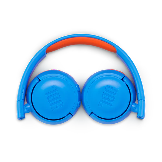 JBL JR 300BT Kids On Ear Bluetooth Headphones (Blue/Orange) - Image 5