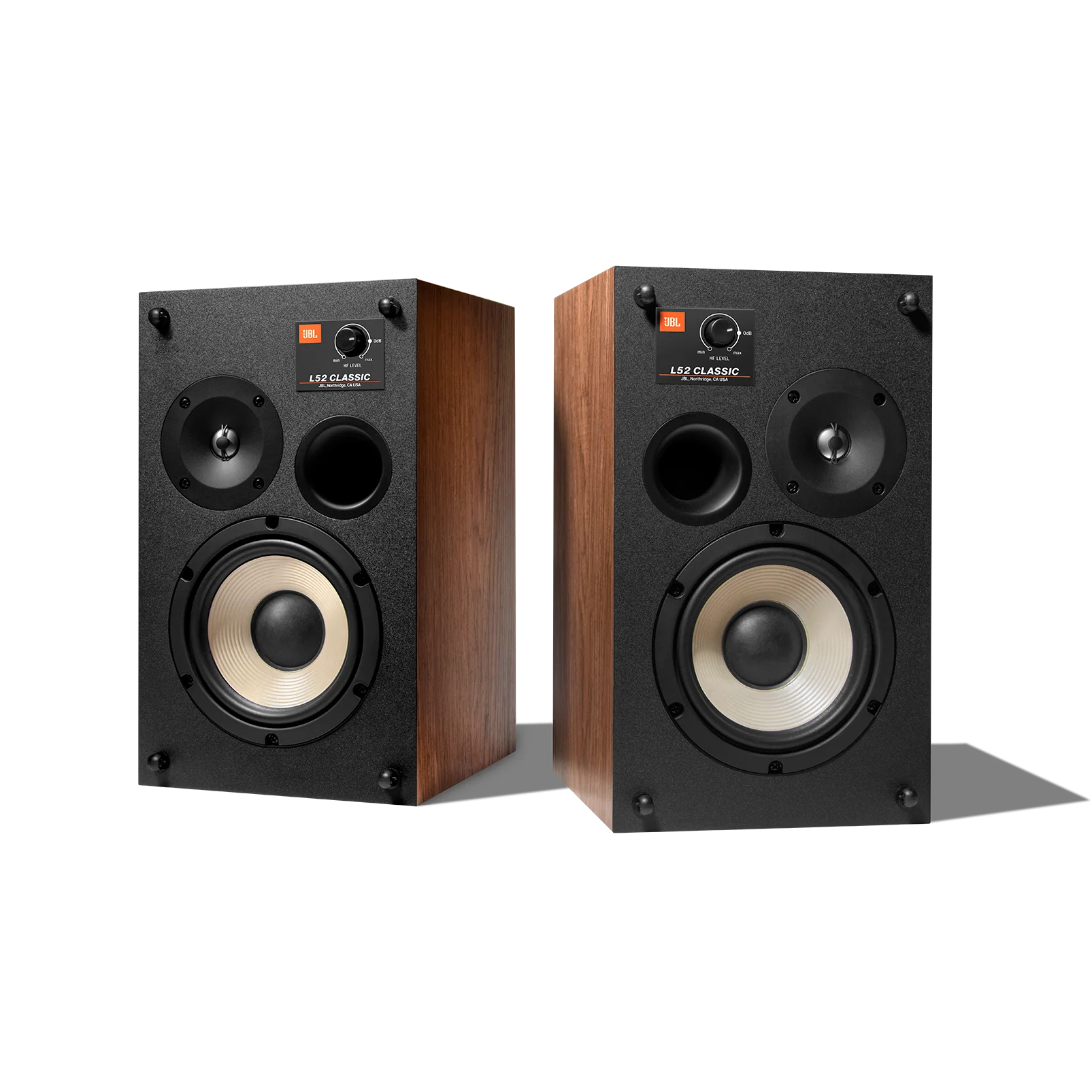 JBL Classic L52 5.25 Inch 2-Way Bookshelf Loudspeakers - Pair (W/ Orange Grilles) - Image 5