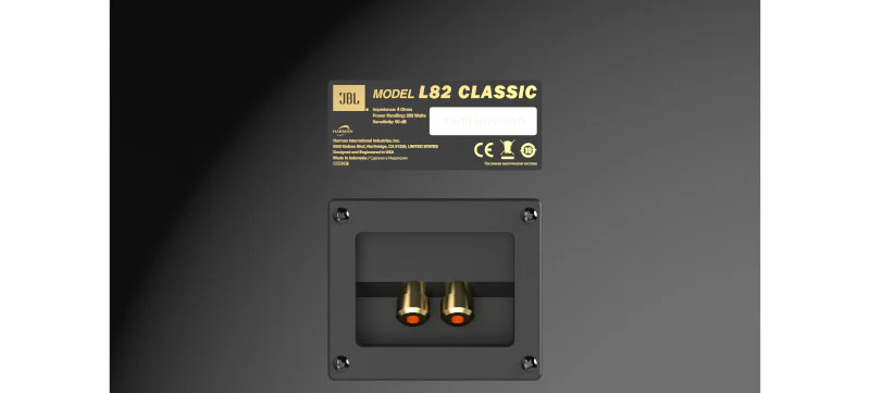 JBL L82 Classic 2-Way Bookshelf Loudspeaker Pair (Black Gloss) - Image 4