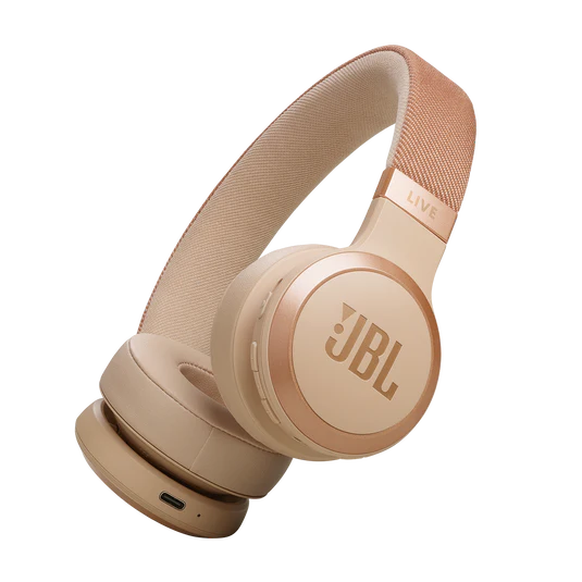 JBL Live 670NC Wireless On Ear Headphones Bundle with gSport EVA Case (Sandstone) - Image 4