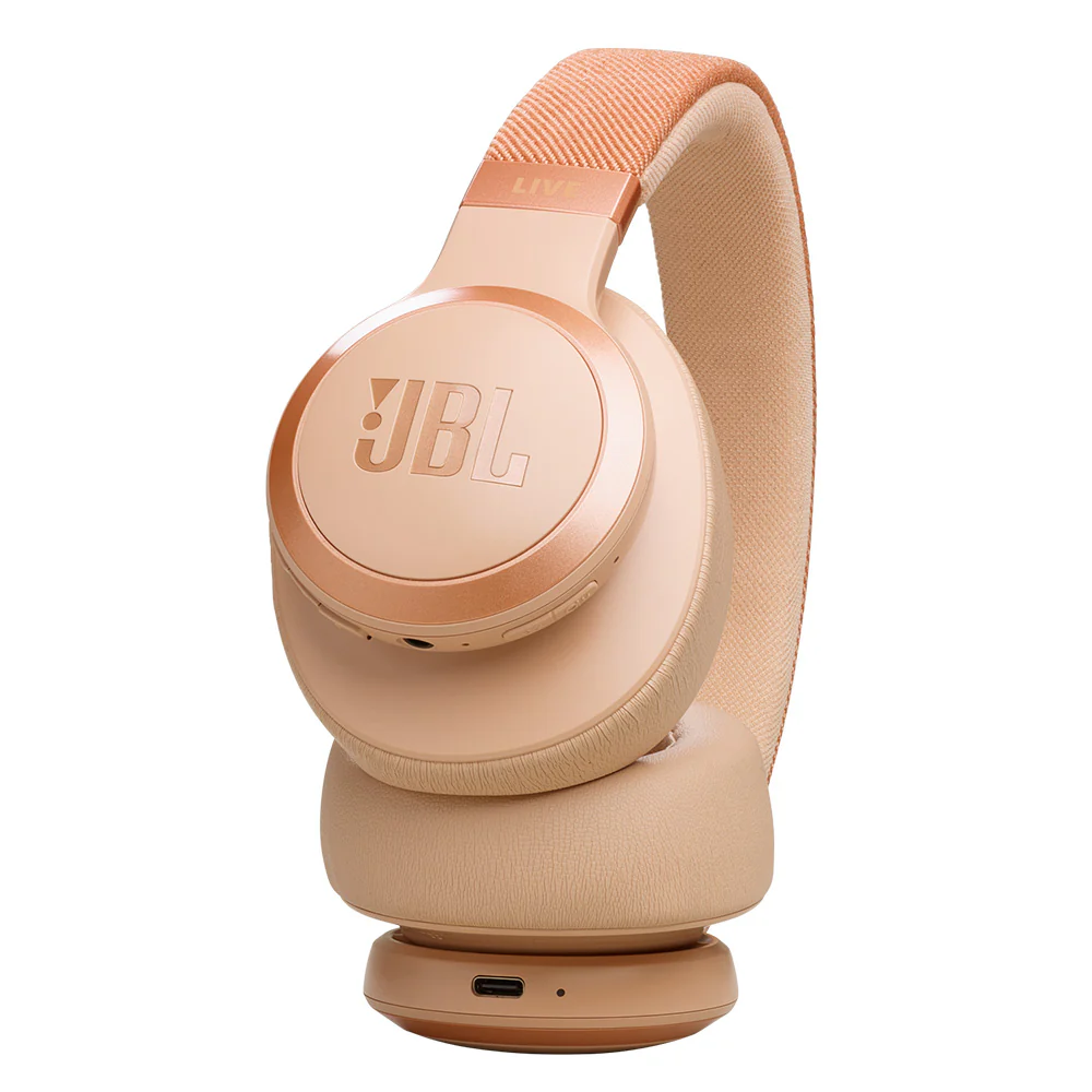 JBL Live 770NC Wireless Over Ear Noise Cancelling Headphone (Sandstone) - Image 5