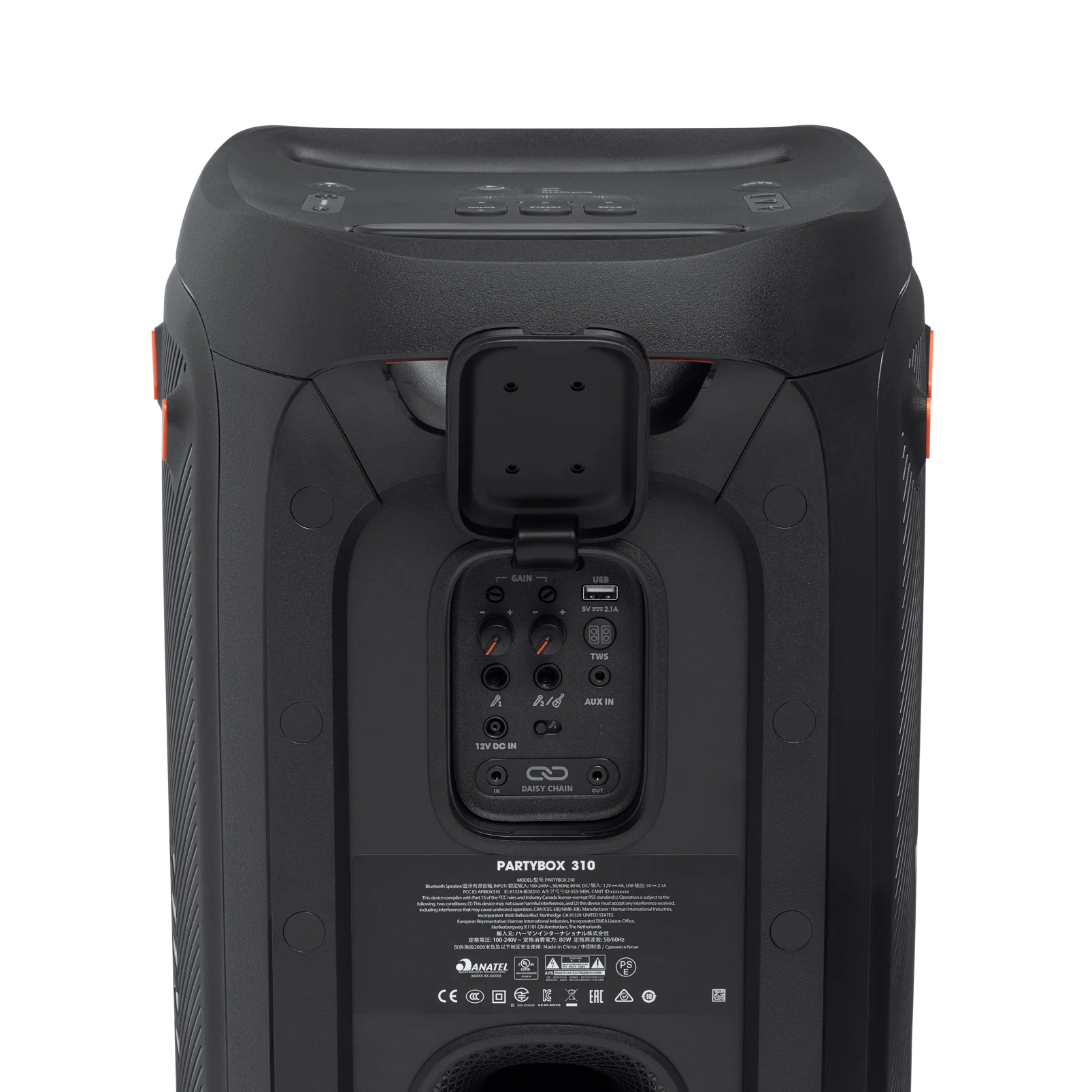 JBL PARTYBOX 310 High Power Portable Wireless Bluetooth Party Speaker (Black) - Image 7