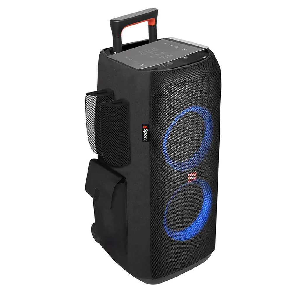 JBL PARTYBOX 310 Portable Party Speaker Bundle with gSport Cargo Sleeve (Black)