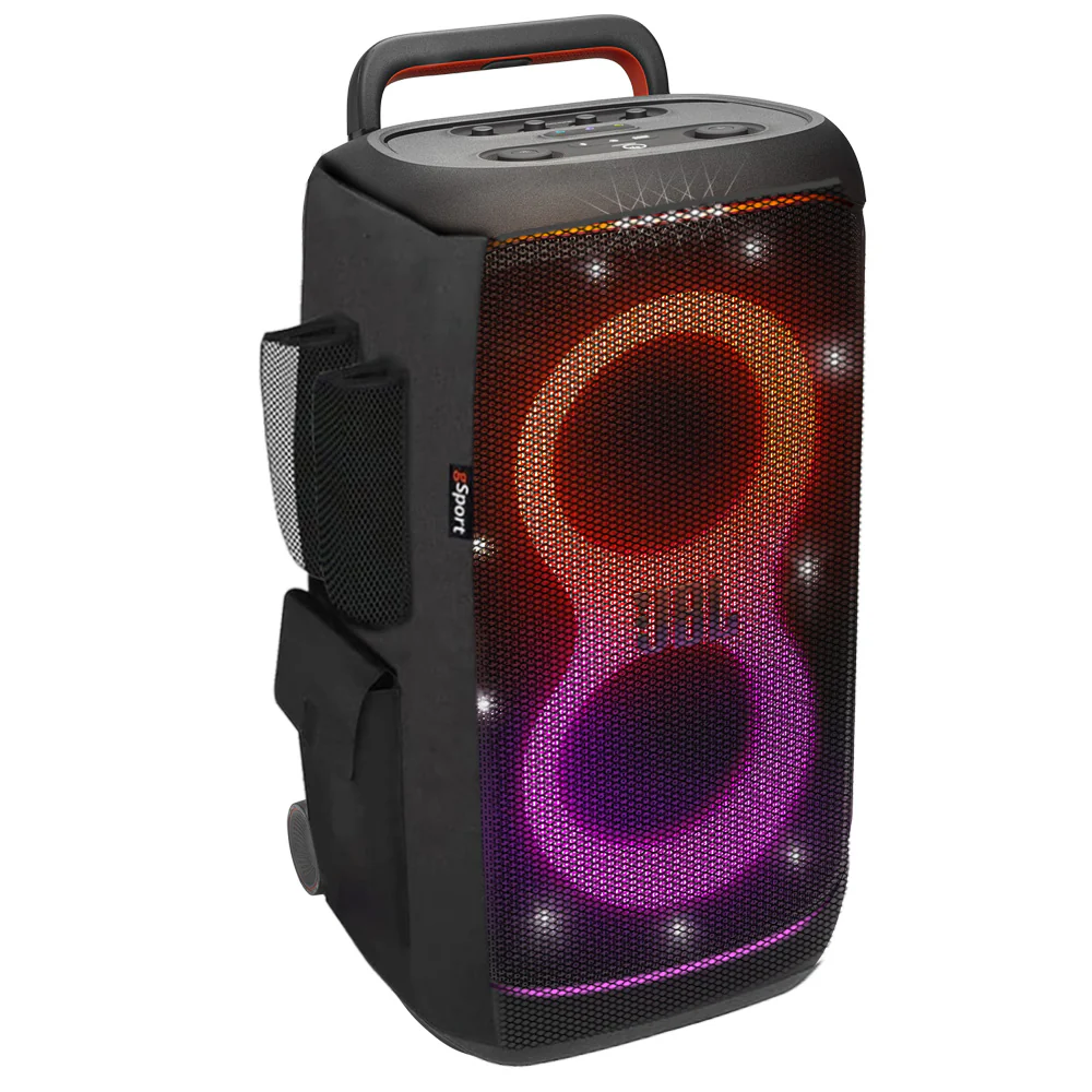 JBL PARTYBOX 520 Portable Party Speaker Bundle with gSport Cargo Sleeve