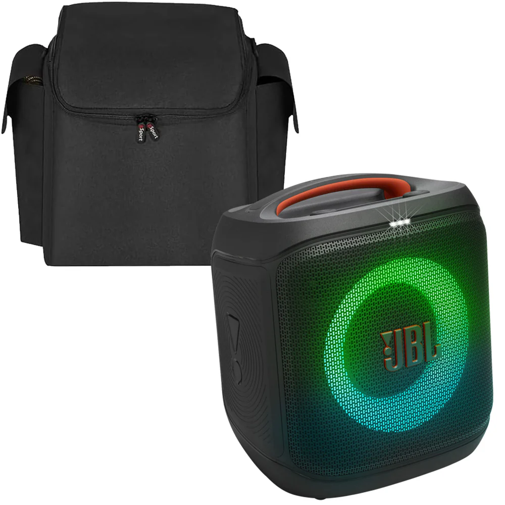 JBL PARTYBOX Encore Essential 2 Portable Party Speaker Bundle with gSport Cargo Sleeve - Image 2