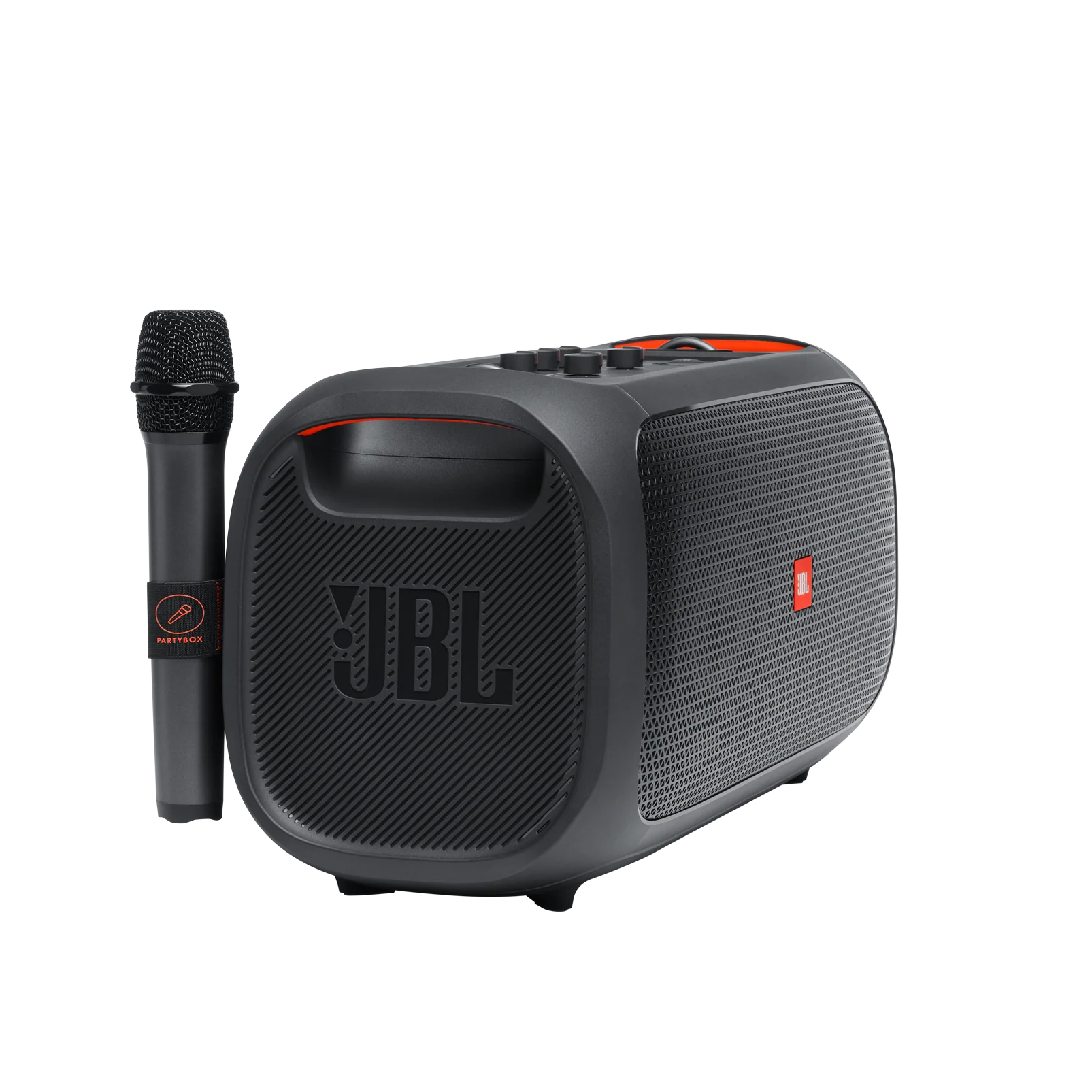 JBL PARTYBOX On-The-Go Portable Party Speaker with Built-in Lights and Wireless Mic - Image 4
