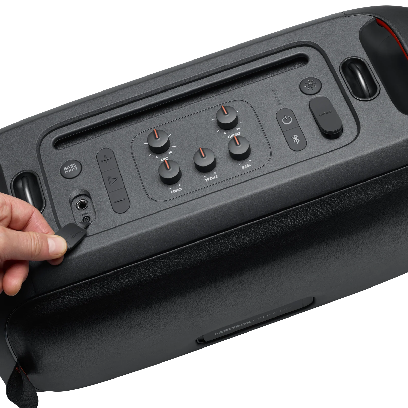 JBL PARTYBOX On-The-Go Portable Party Speaker with Built-in Lights and Wireless Mic - Image 5