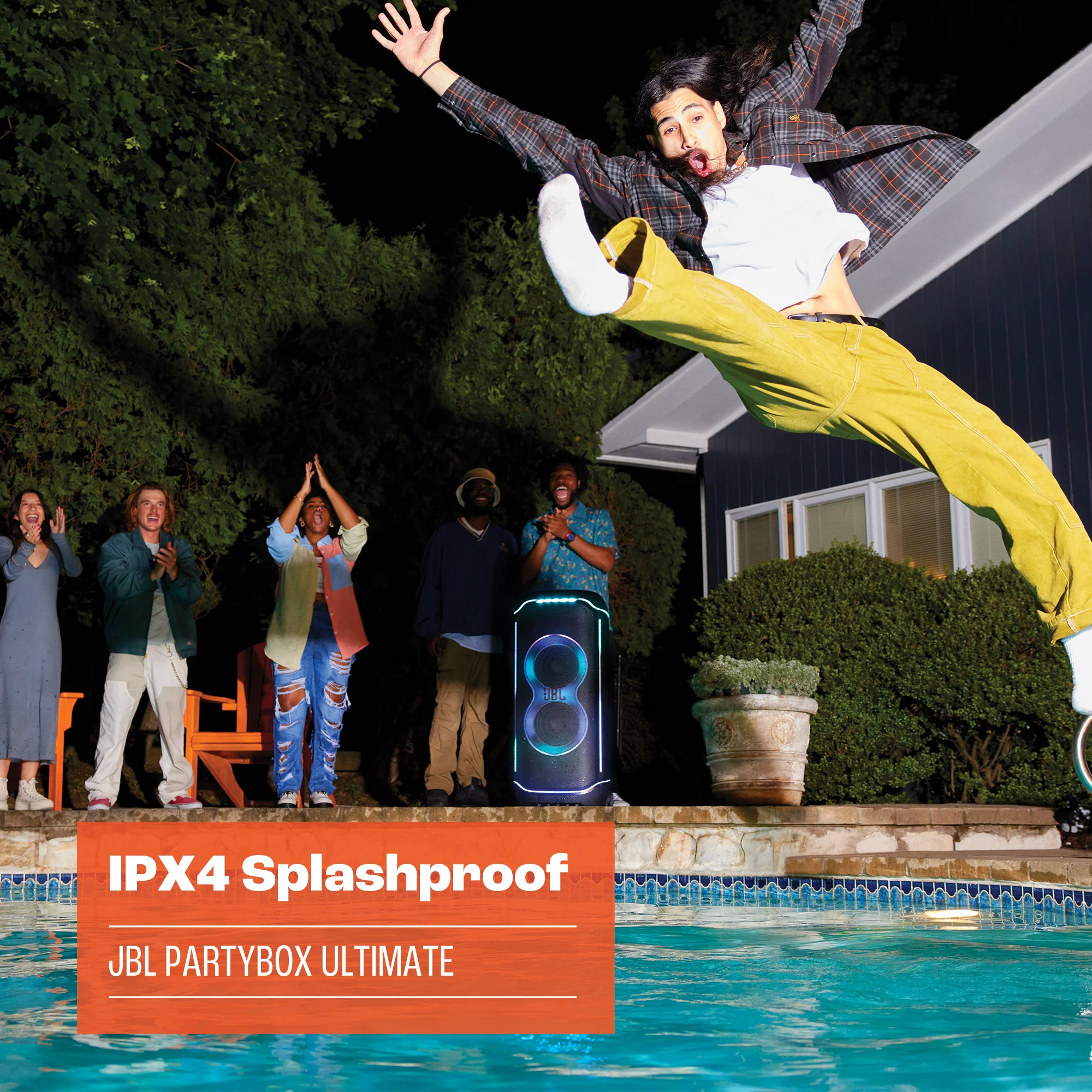 JBL PARTYBOX Ultimate Speaker with Multi-Dimensional Lightshow and Splashproof Design - Image 6