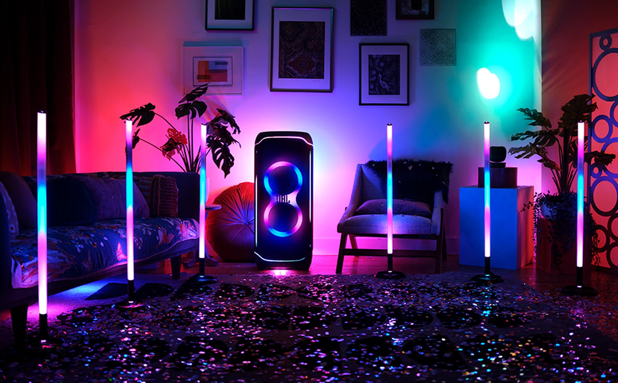 JBL PartyLight Stick Bluetooth Party Light Stick - Image 9