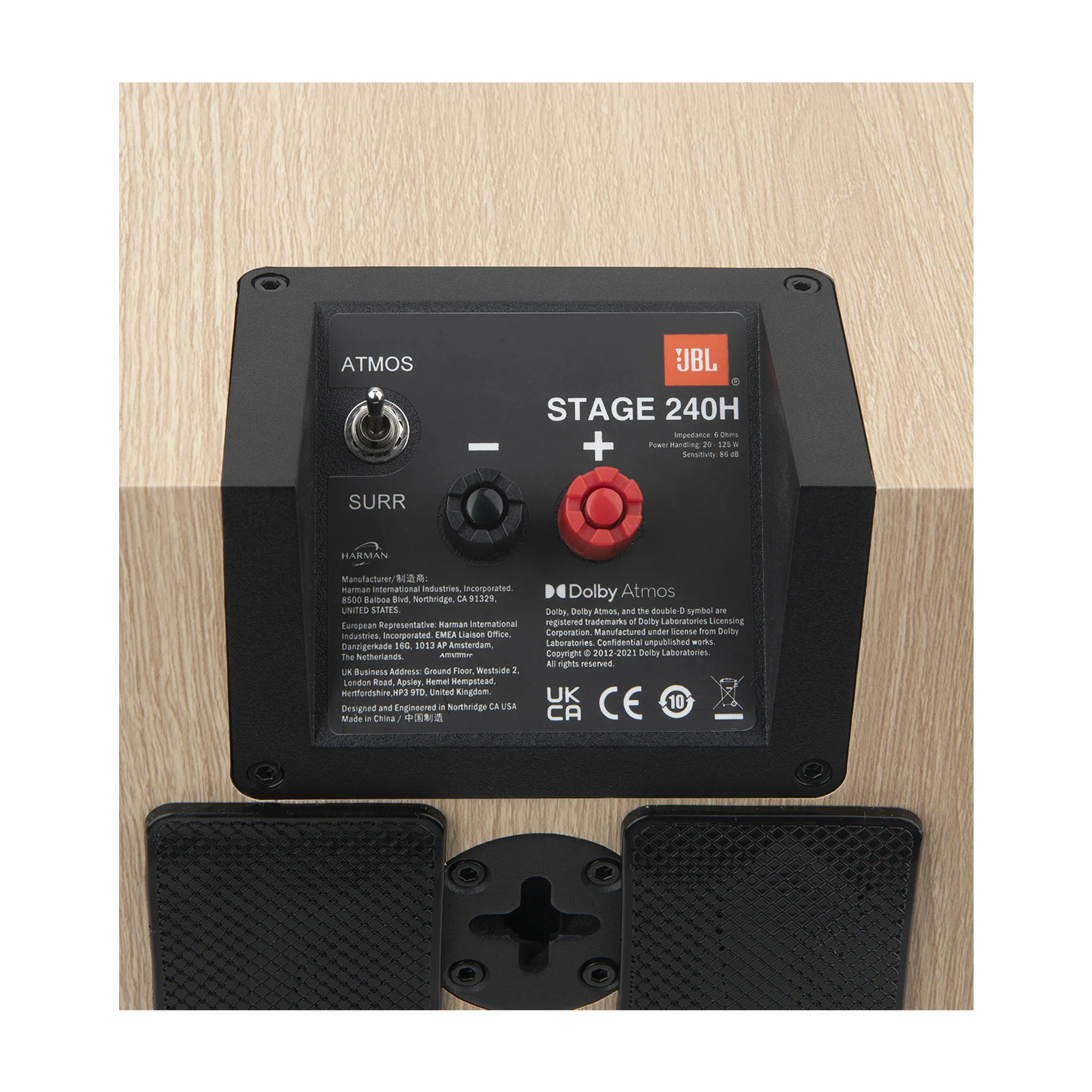 JBL Stage 2 240H 2-Way 4.5 Inch Dolby Atmos Surround Speaker (Pair) - Image 10