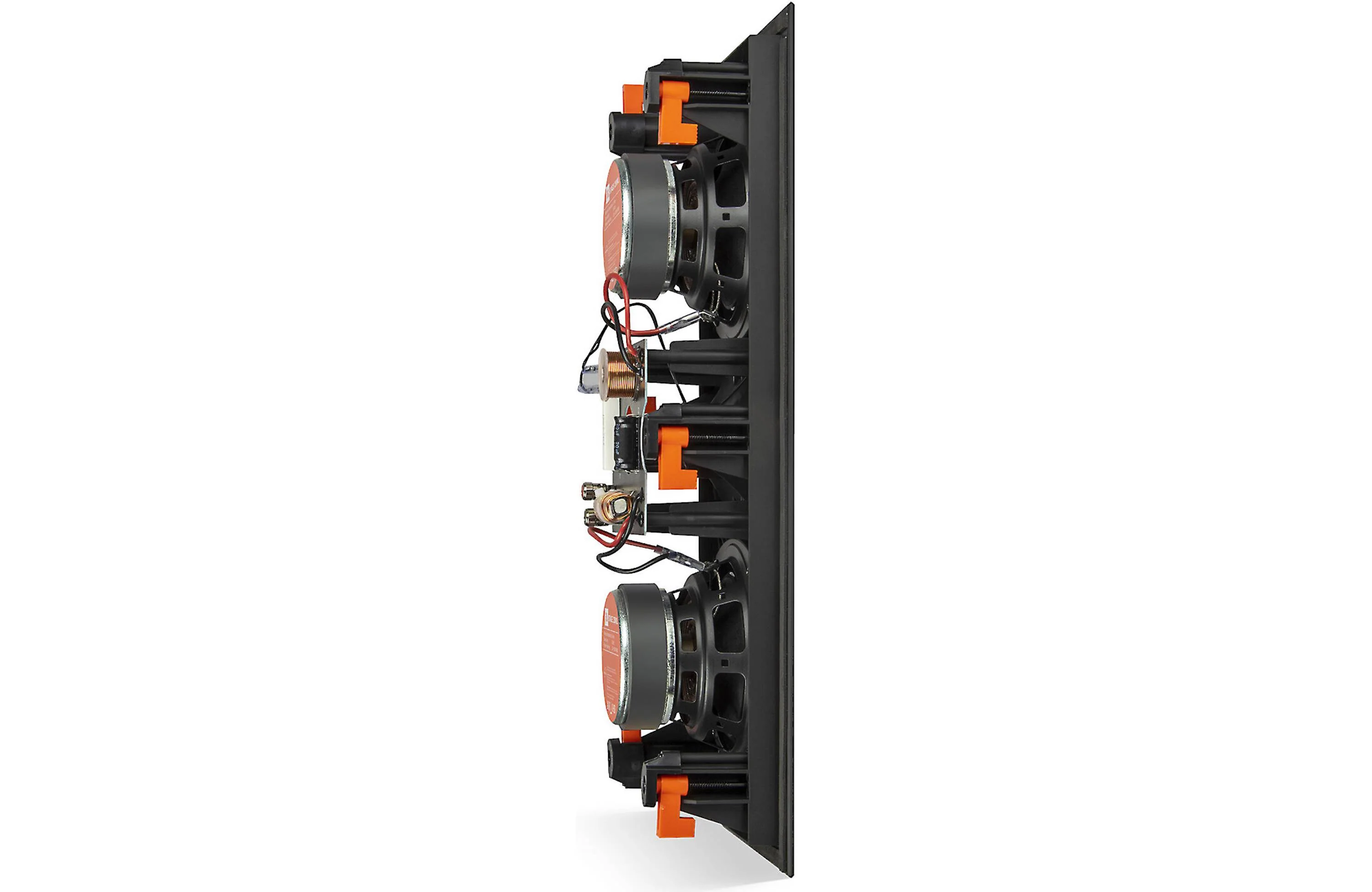 JBL Stage 2 Architectural 250WL 2-Way Dual 5.25 Inch In-Wall Loudspeaker - Each (Black) - Image 3