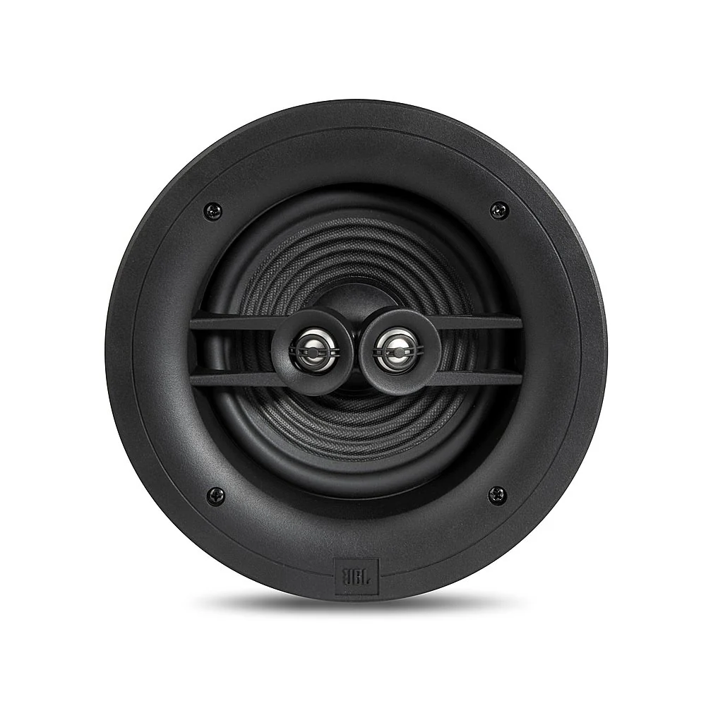 JBL Stage 2 Architectural 260CDT 2-Way 6.5 Inch Dual Tweeter In-Ceiling Loudspeaker - Each (Black)