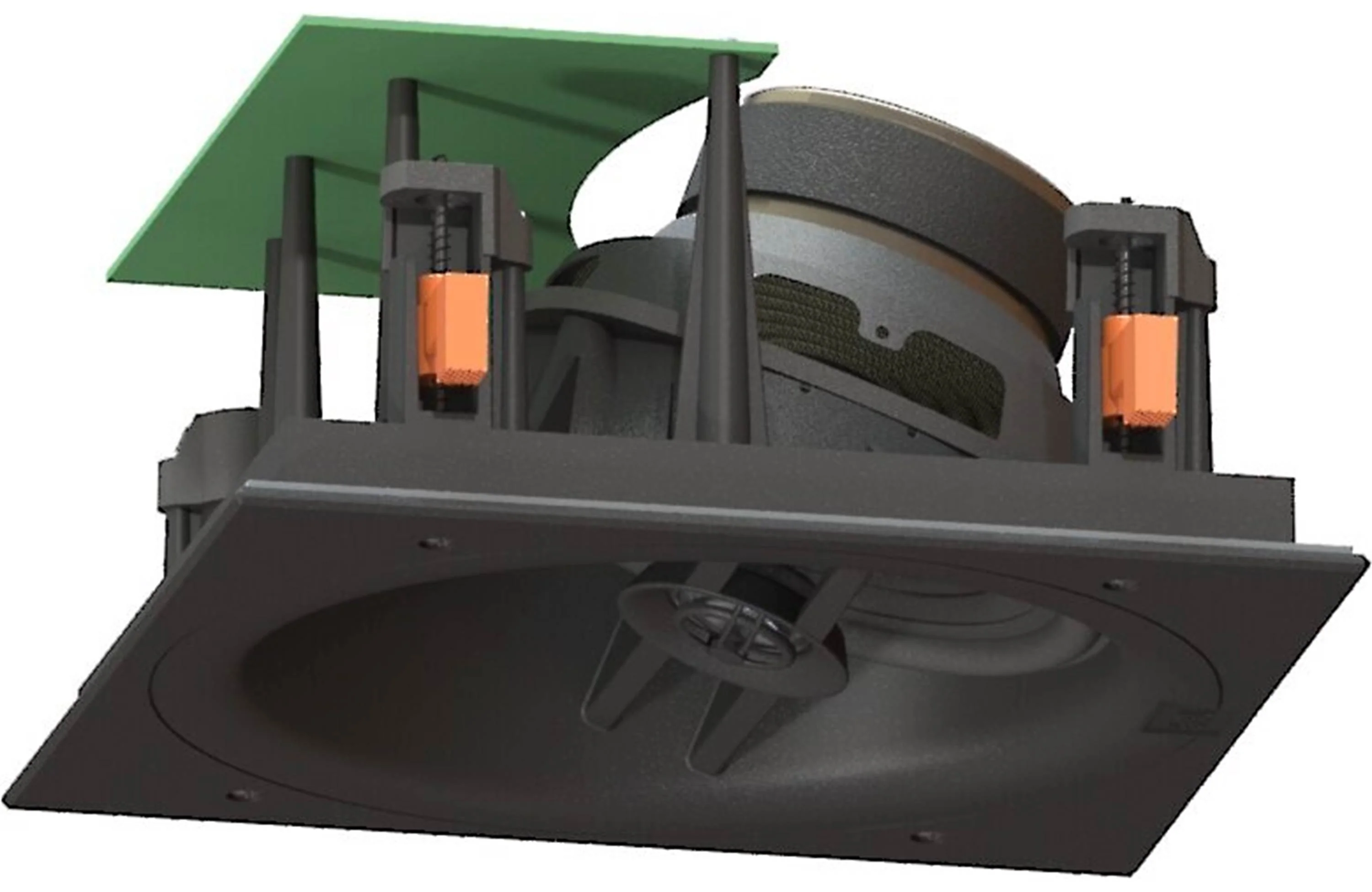 JBL Stage 2 Architectural 260CSA 2-Way 6.5 Inch Angled In-Ceiling Loudspeaker - Each (Black) - Image 6