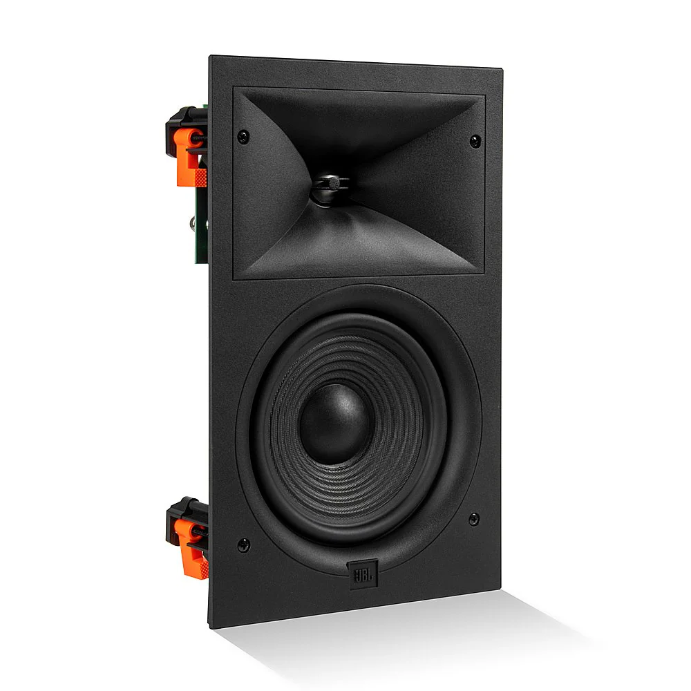 JBL Stage 2 Architectural 260W 2-Way 6.5 Inch In-Wall Loudspeaker - Each (Black) - Image 2