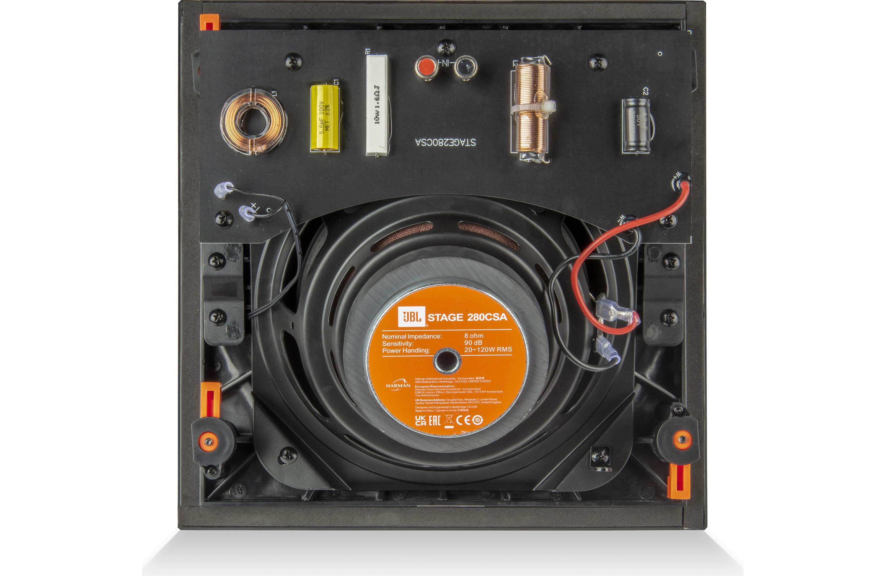 JBL Stage 2 Architectural 280CSA 2-Way 8 Inch Angled In-Ceiling Loudspeaker - Each (Black) - Image 4