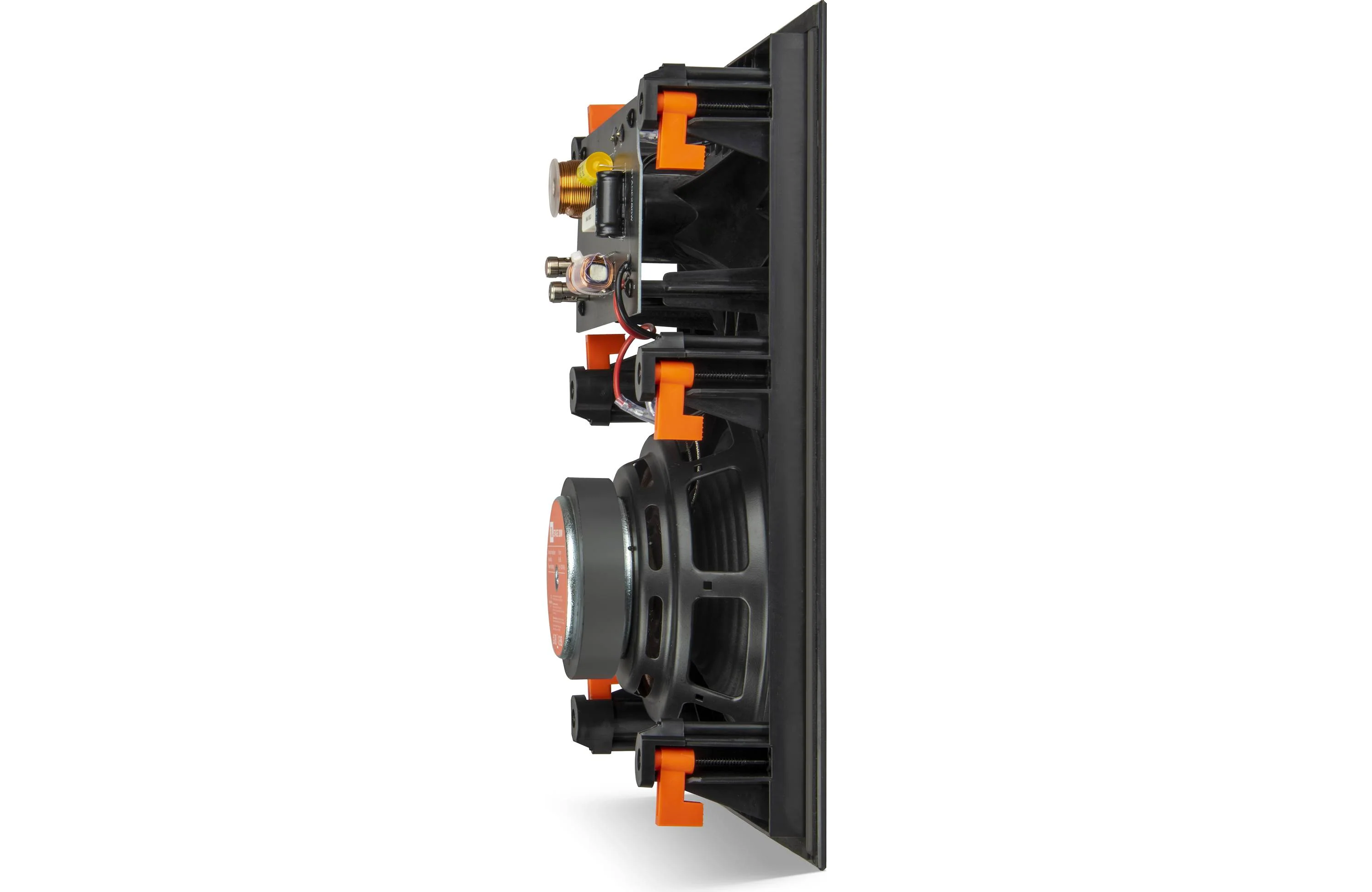 JBL Stage 2 Architectural 280W 2-Way Dual 5.25 Inch In-Wall Loudspeaker - Each (Black) - Image 4
