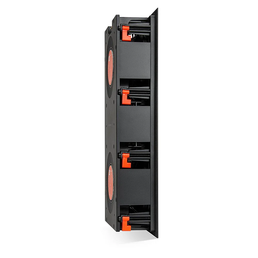 JBL Studio 6 Architectural 66LCR Dual 6.5 Inch 2-Way In-Wall Loudspeaker - Each (Black) - Image 5