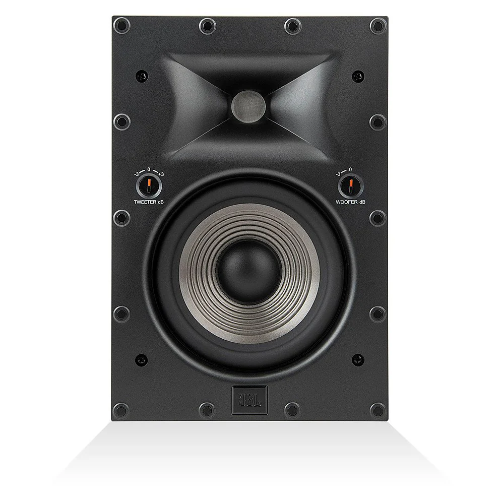 JBL Studio 6 Architectural 6IW 6.5 Inch 2-Way In-Wall Loudspeaker - Each (Black)