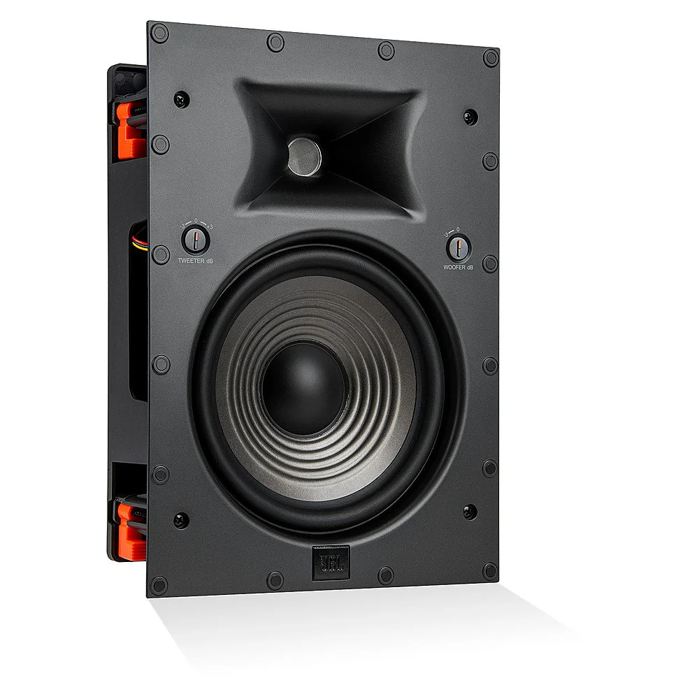 JBL Studio 6 Architectural 8IW 8 Inch 2-Way In-Wall Loudspeaker - Each (Black) - Image 2
