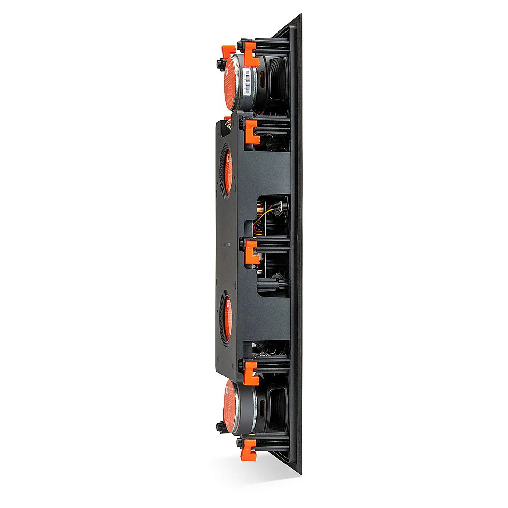 JBL Studio 6 Architectural Theater Quad 5.25 Inch 2-Way In-Wall Loudspeaker - Each (Black) - Image 6