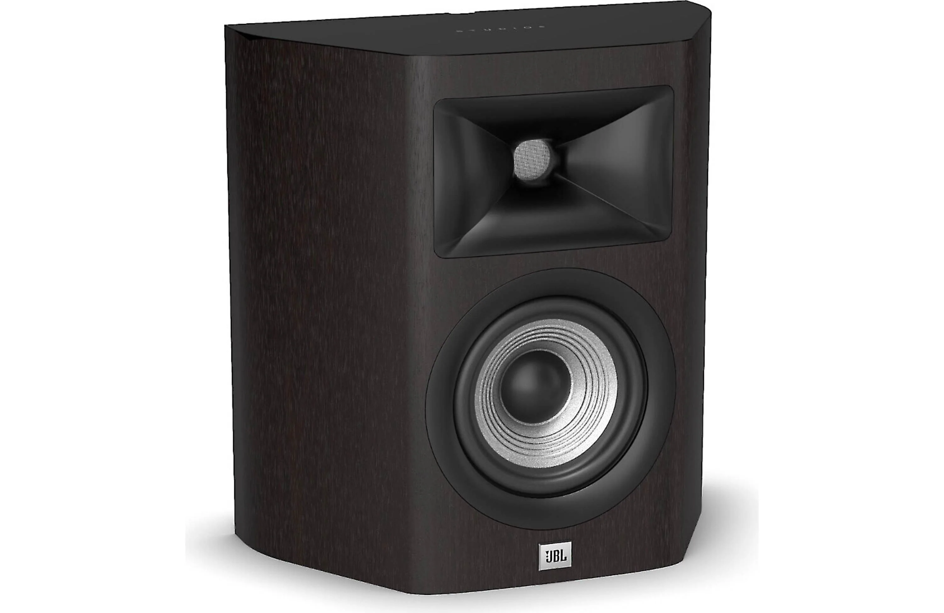 JBL Studio 610 5.25 Inch 2-Way On-Wall Loudspeaker - Pair (Dark Wood)