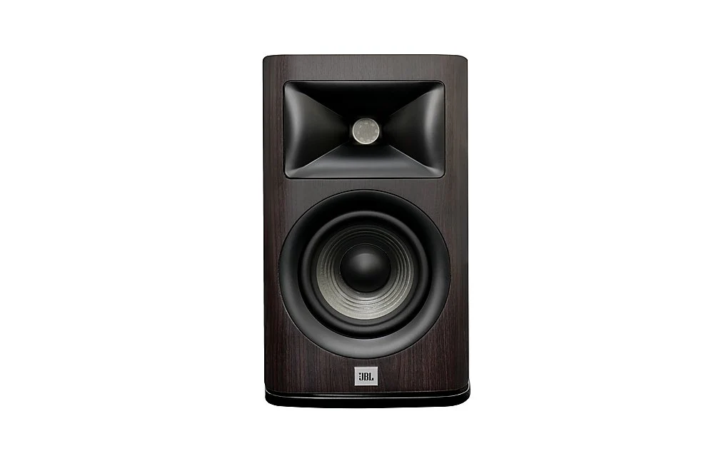 JBL Studio 620 5.25 Inch 2-Way Bookshelf Loudspeaker - Pair (Dark Wood)