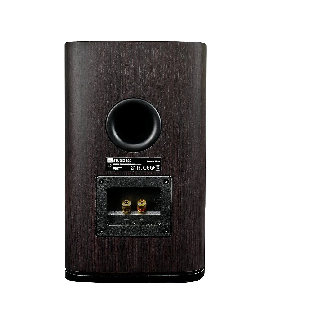 JBL Studio 620 5.25 Inch 2-Way Bookshelf Loudspeaker - Pair (Dark Wood) - Image 5