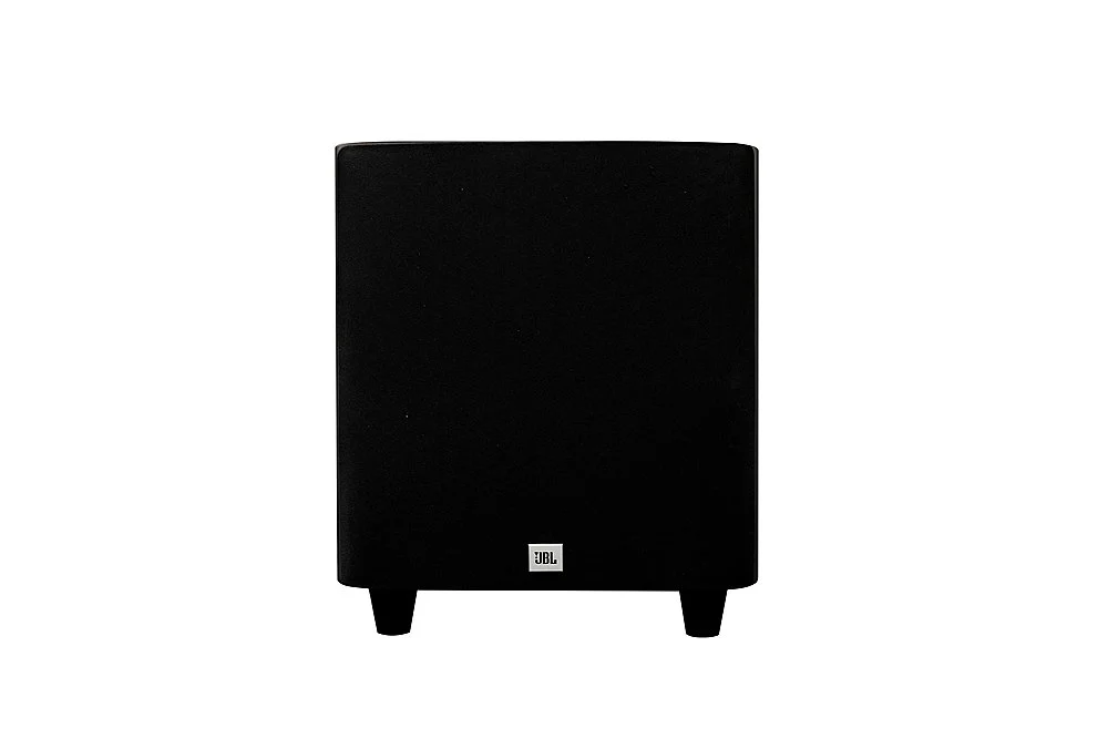 JBL Studio 650P 10 Inch 250W Powered Subwoofer -Each (Dark Wood) - Image 2