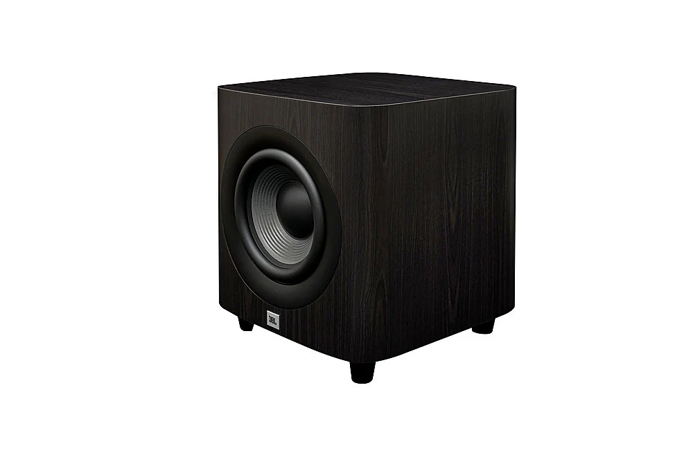 JBL Studio 650P 10 Inch 250W Powered Subwoofer -Each (Dark Wood) - Image 3