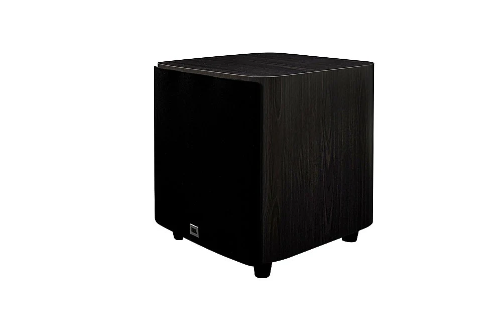JBL Studio 650P 10 Inch 250W Powered Subwoofer -Each (Dark Wood) - Image 4