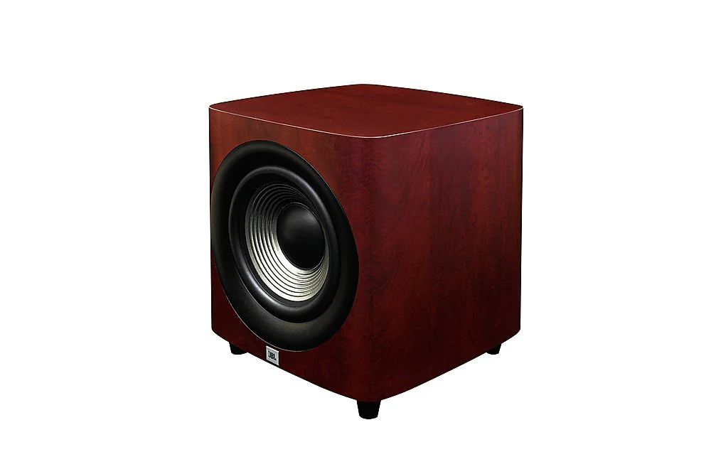 JBL Studio 660P 12 Inch 500W Powered Subwoofer - Each (Dark Wood) - Image 5
