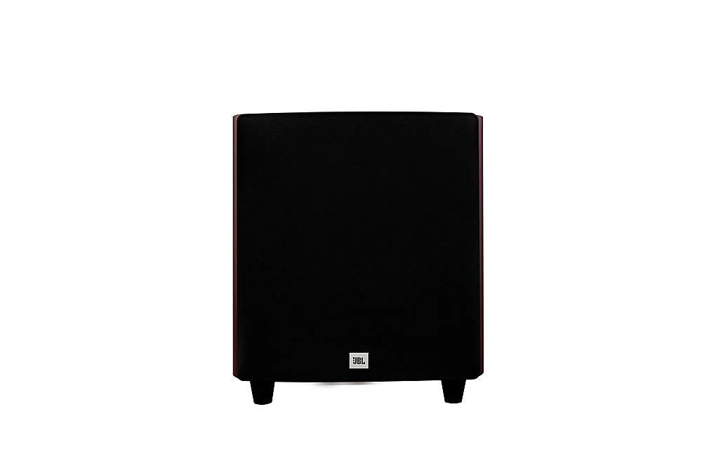 JBL Studio 660P 12 Inch 500W Powered Subwoofer - Each (Dark Wood) - Image 6