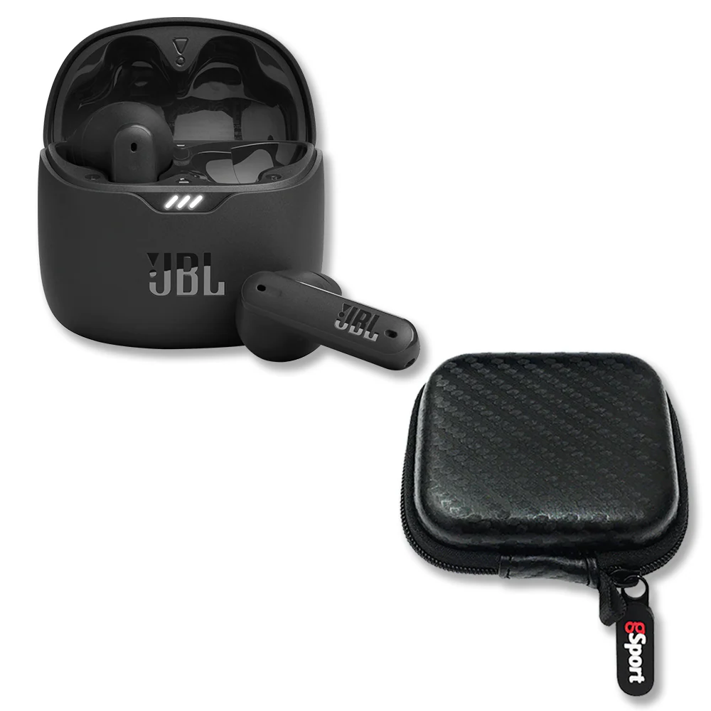 JBL Tune Flex Noise Cancelling True Wireless Earbud Bundle with gSport Case