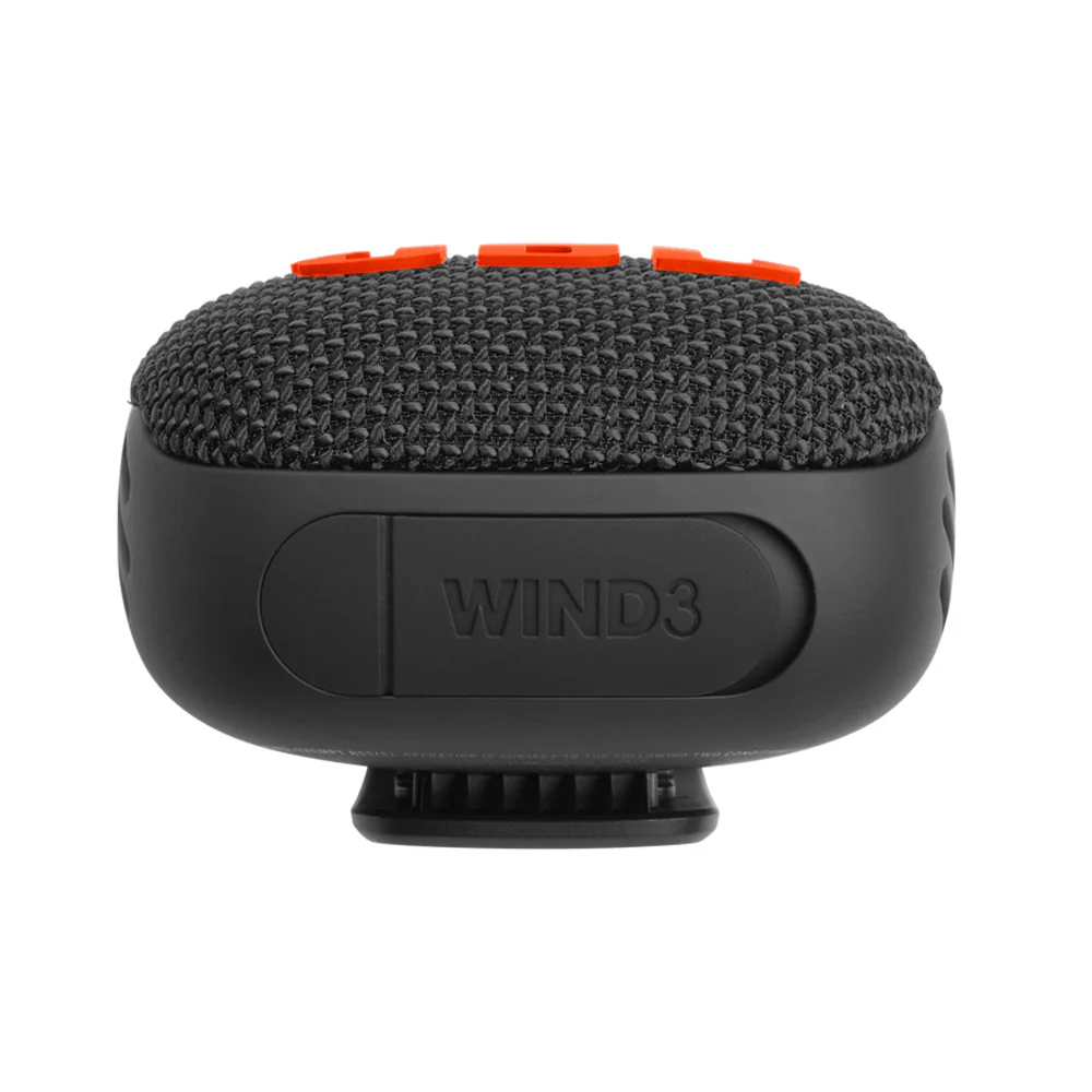 JBL Wind 3 FM Bluetooth Handlebar Speaker (Black/Orange) - Image 5