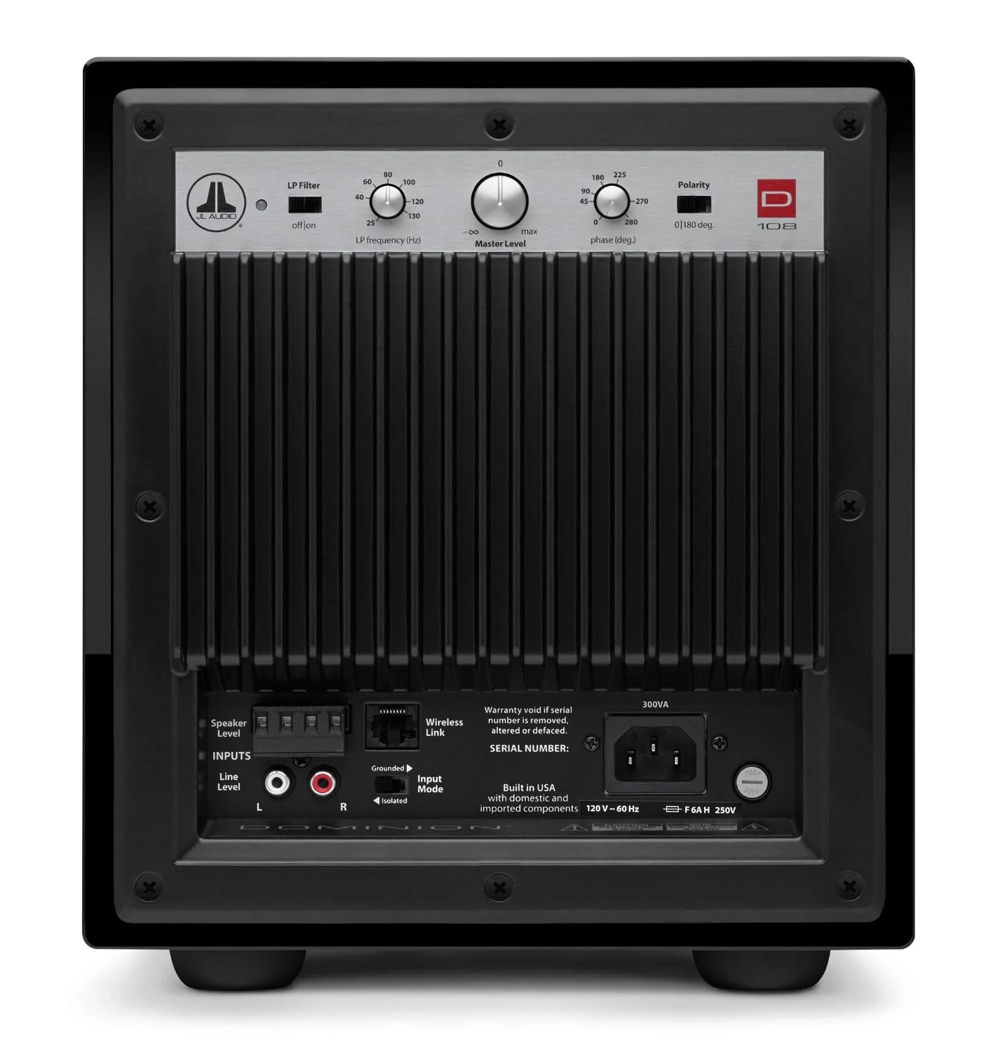 JL Audio Dominion d108 8 Inch Powered Subwoofer - Image 17