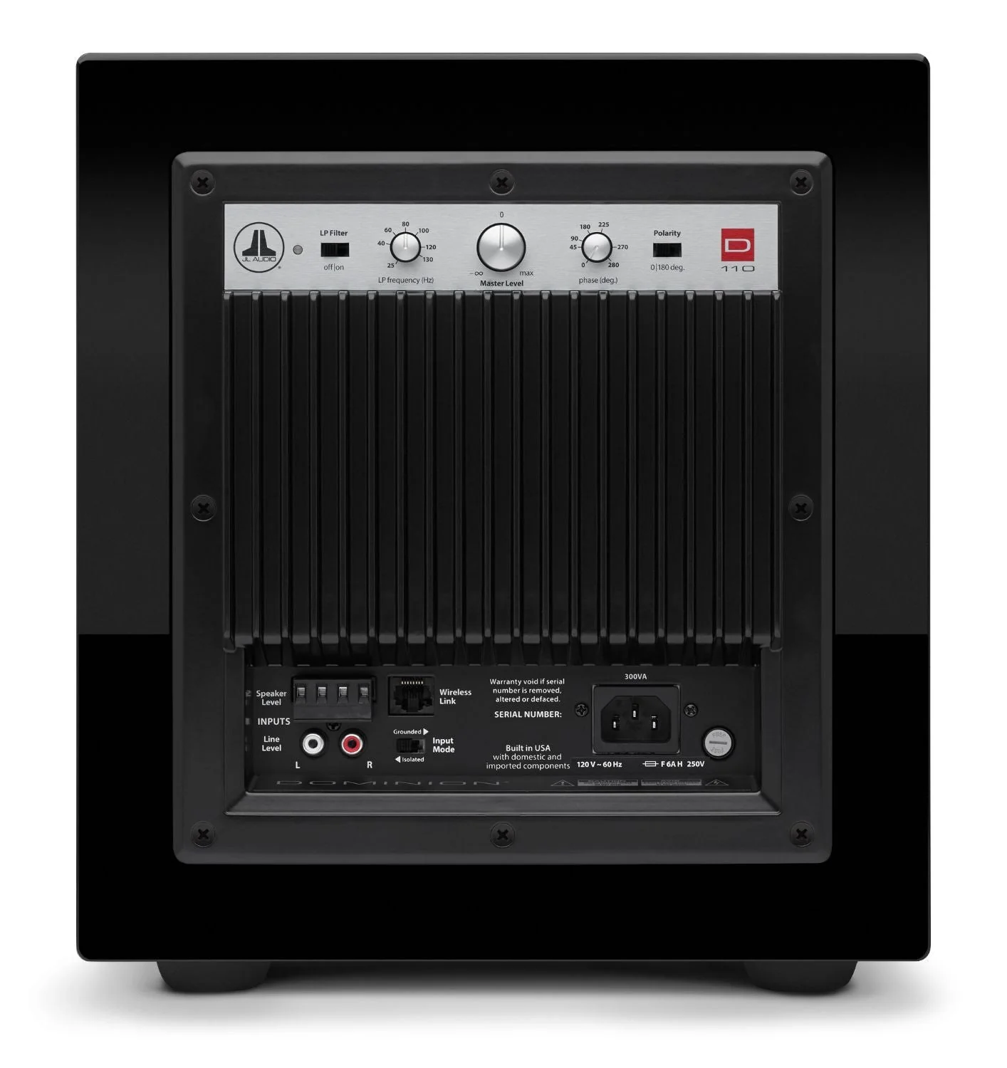 JL Audio Dominion d110 10 Inch Powered Subwoofer - Image 16