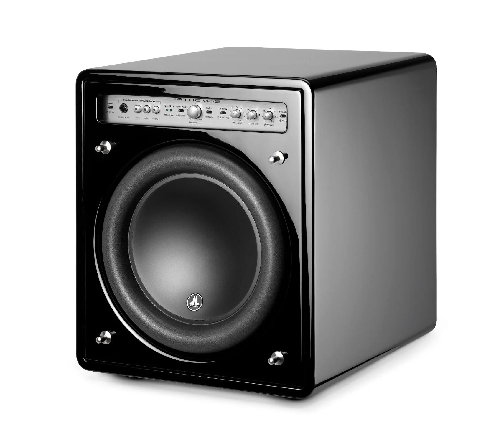 JL Audio Fathom f110v2 10 Inch Powered Subwoofer (Black Gloss) - Image 2