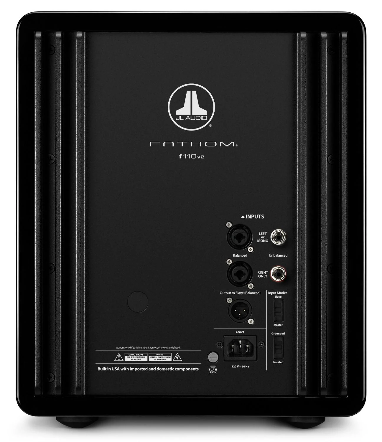 JL Audio Fathom f110v2 10 Inch Powered Subwoofer (Black Gloss) - Image 7