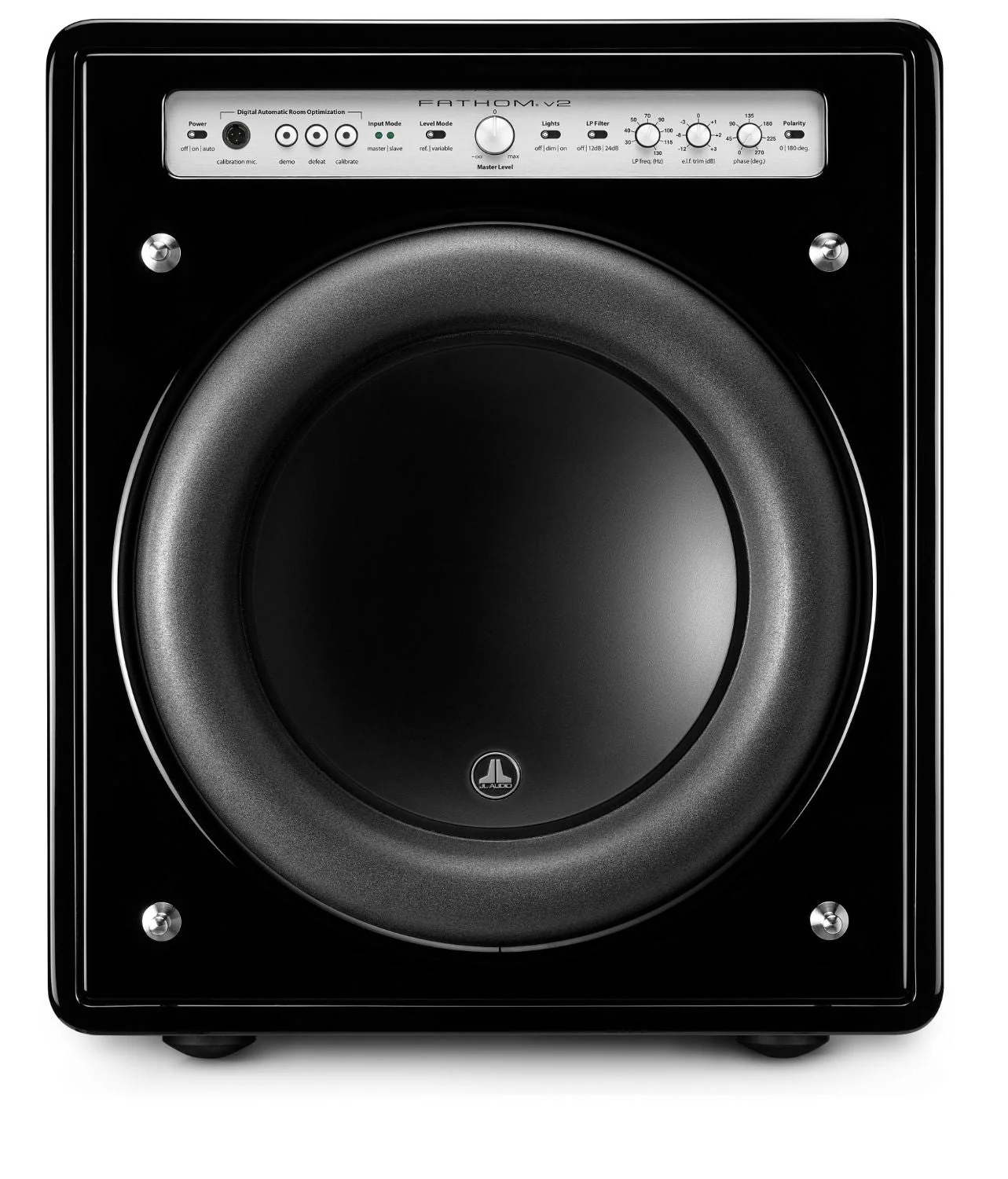 JL Audio Fathom f112v2 12 Inch Powered Subwoofer (Black Gloss) - Image 3