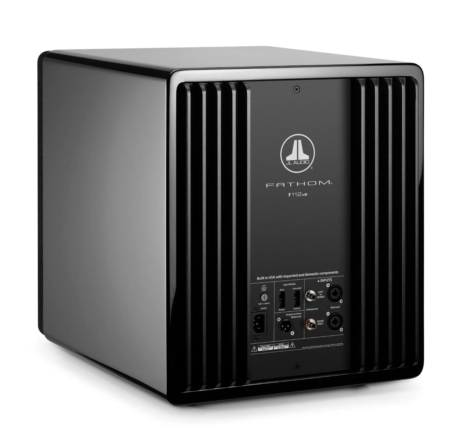 JL Audio Fathom f112v2 12 Inch Powered Subwoofer (Black Gloss) - Image 6