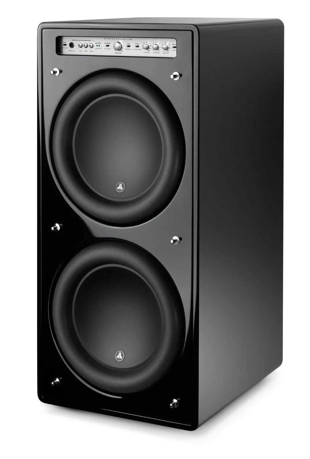 JL Audio Fathom f212v2 Dual 12 Inch Powered Subwoofer (Black Gloss) - Image 2