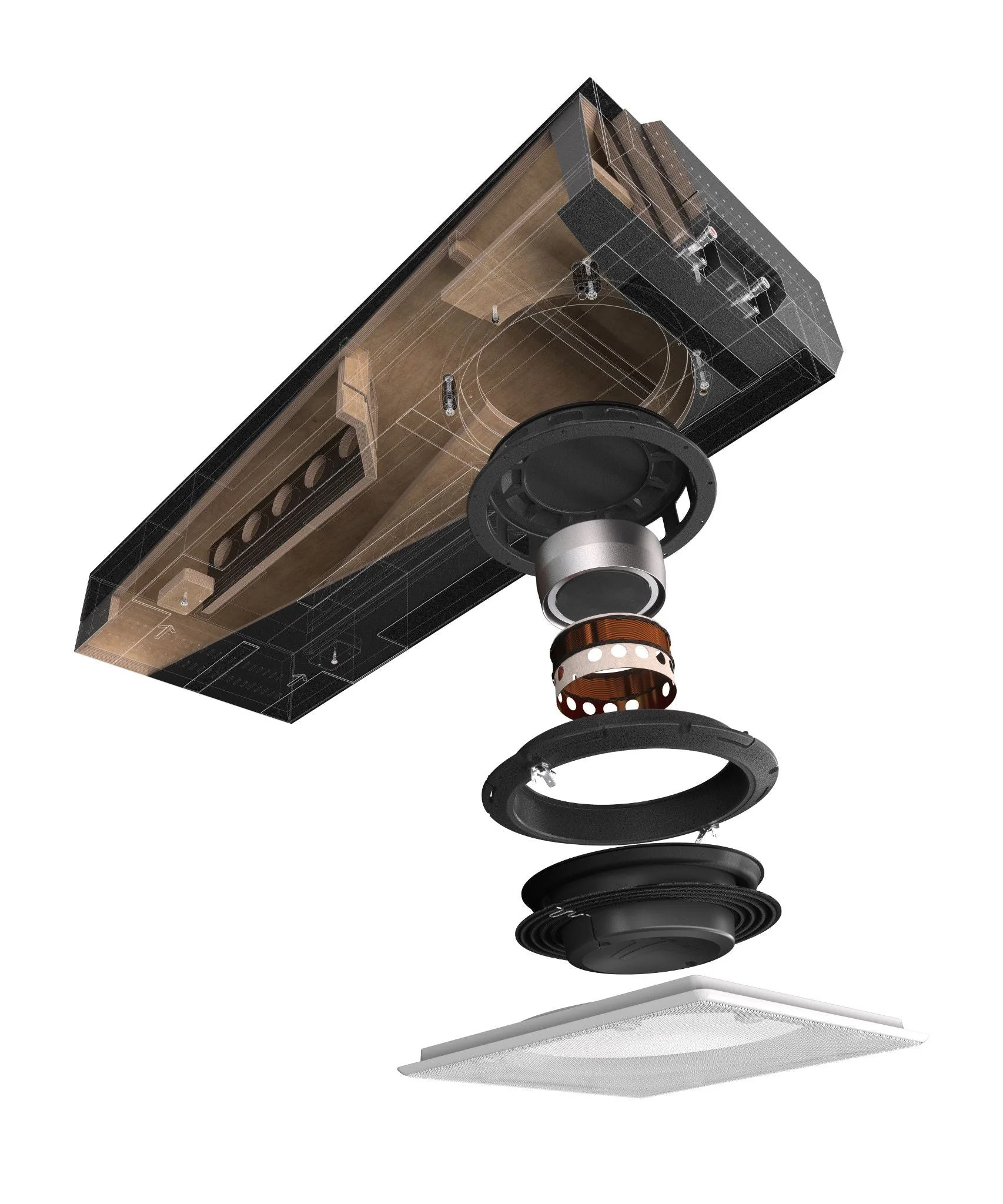 JL Audio Fathom ICS-SYS-108 8 Inch In-Ceiling Powered Subwoofer System - Image 6