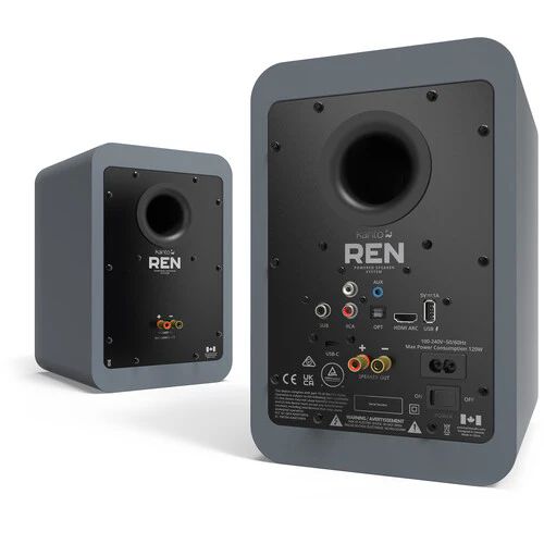 Kanto REN 200W Powered Bookshelf Speakers (Pair) - Image 10