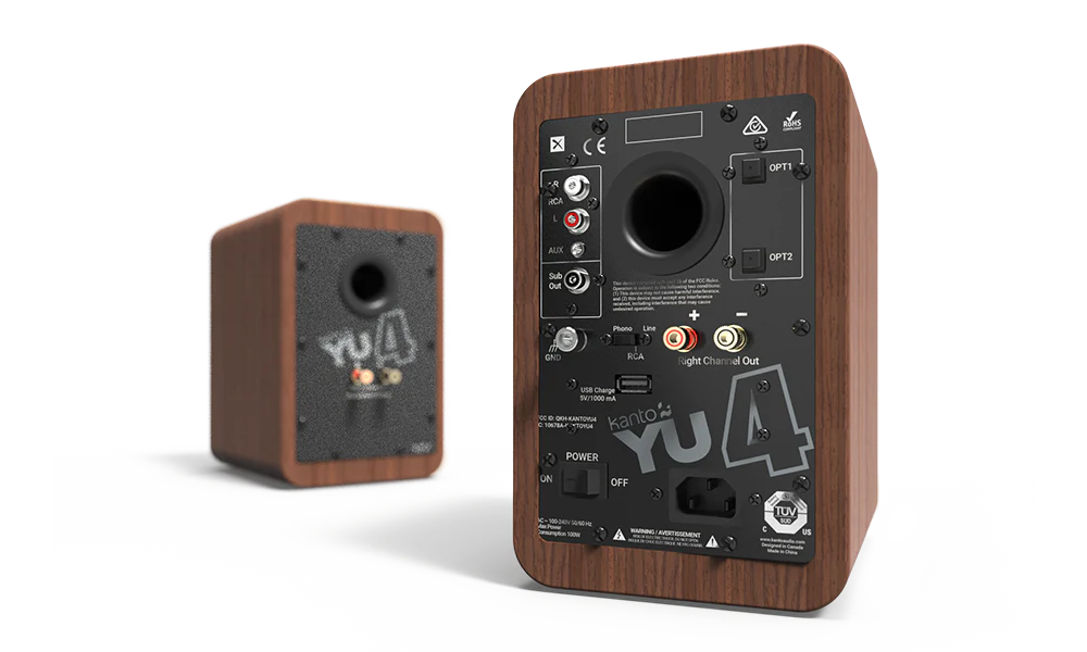 Kanto YU4 Powered Bookshelf Speakers (Pair) - Image 10